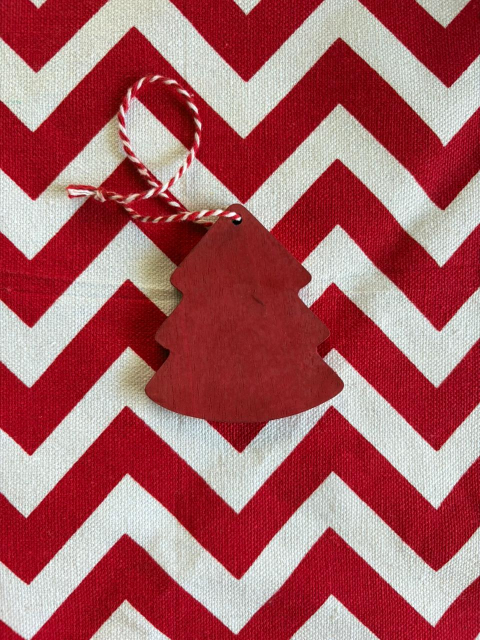 Tree Decor - Christmas Tree, Red